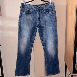 Axel Wolcott men’s vintage boot Classic Blue Denim Jeans 32x32